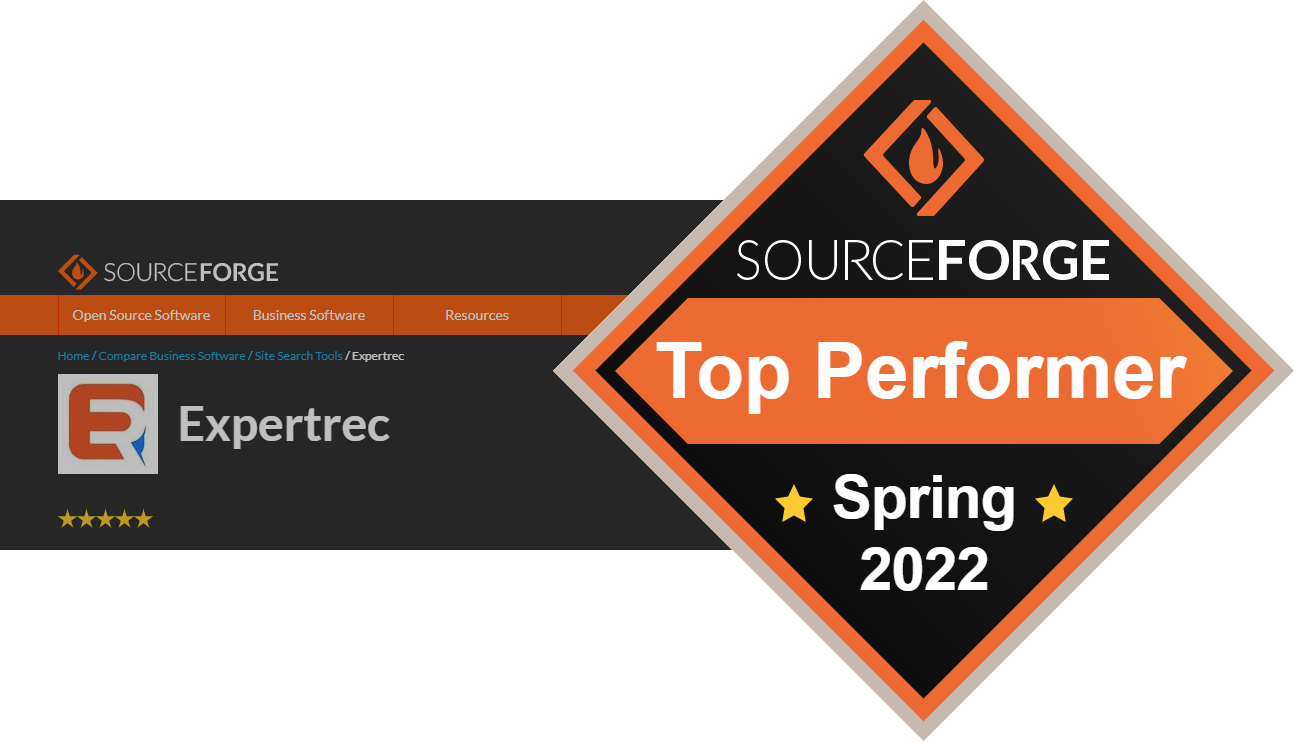 Expertrec Recognized as a 2022 Top Performer by SourceForge