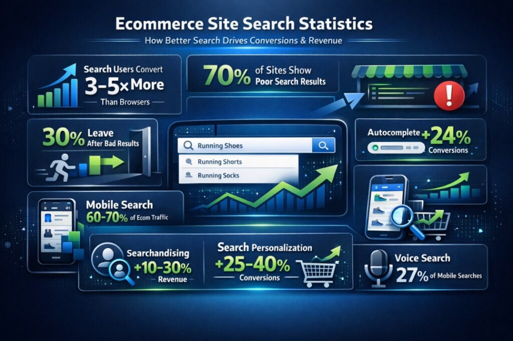 ecommerce site seaarch statistics