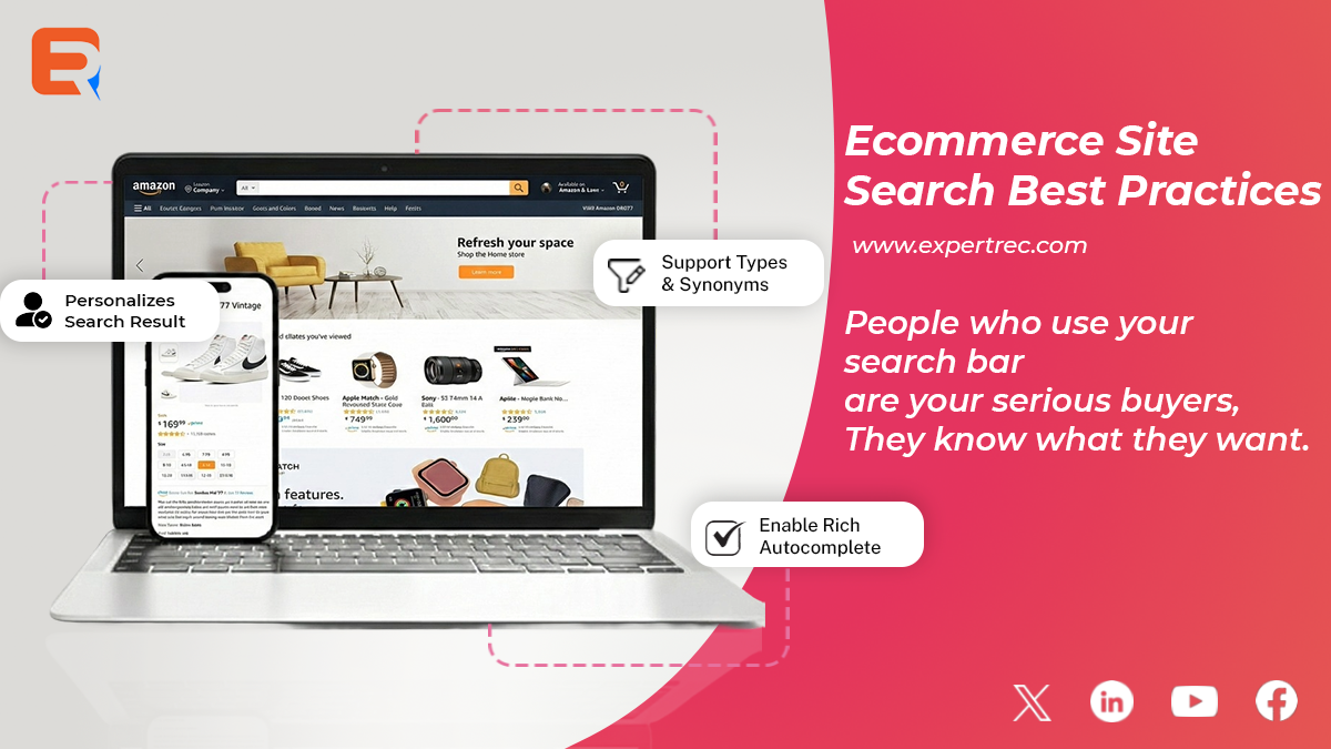 Ecommerce site search best practices