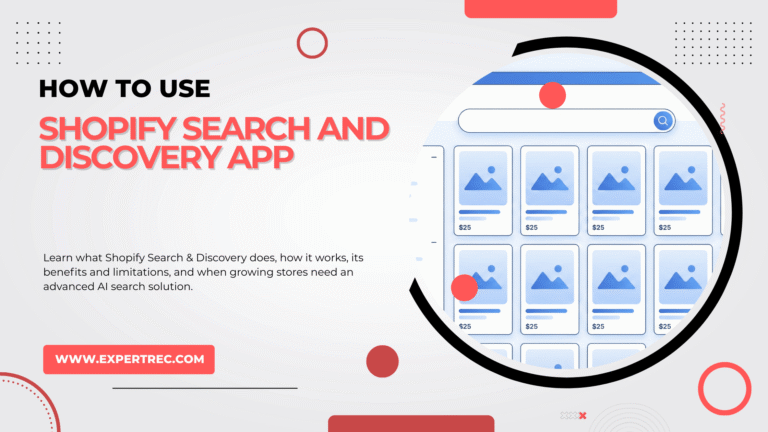 How to use Shopify search and discovery app