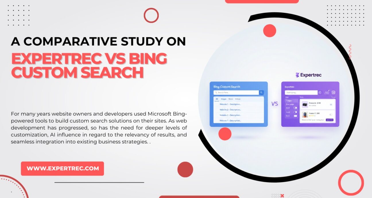 Bing Custom Search or Expertrec Site Search