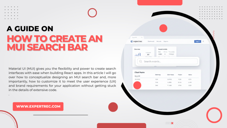 How to Create an MUI Search Bar