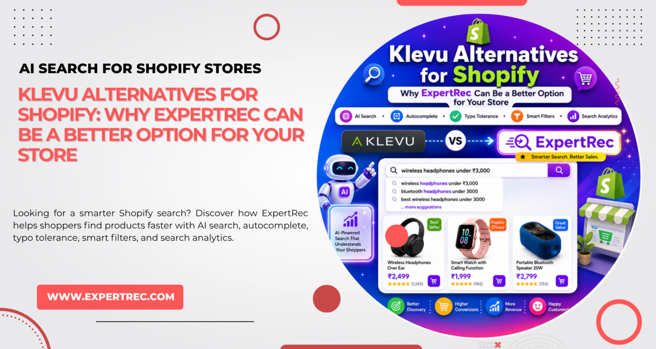 Klevu Alternatives for Shopify: ExpertRec vs Klevu