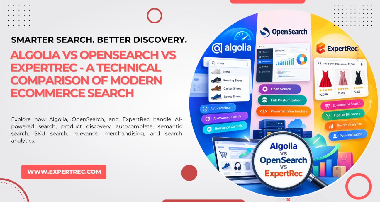 Algolia vs OpenSearch vs ExpertRec